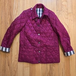 SOLD ..Authentic Girl Burberry Quilted Jacket